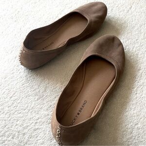 • lucky brand erin ballet flats / bourbon •